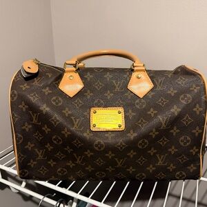 Monogram Canvas Duffel Bag in Brown and Tan